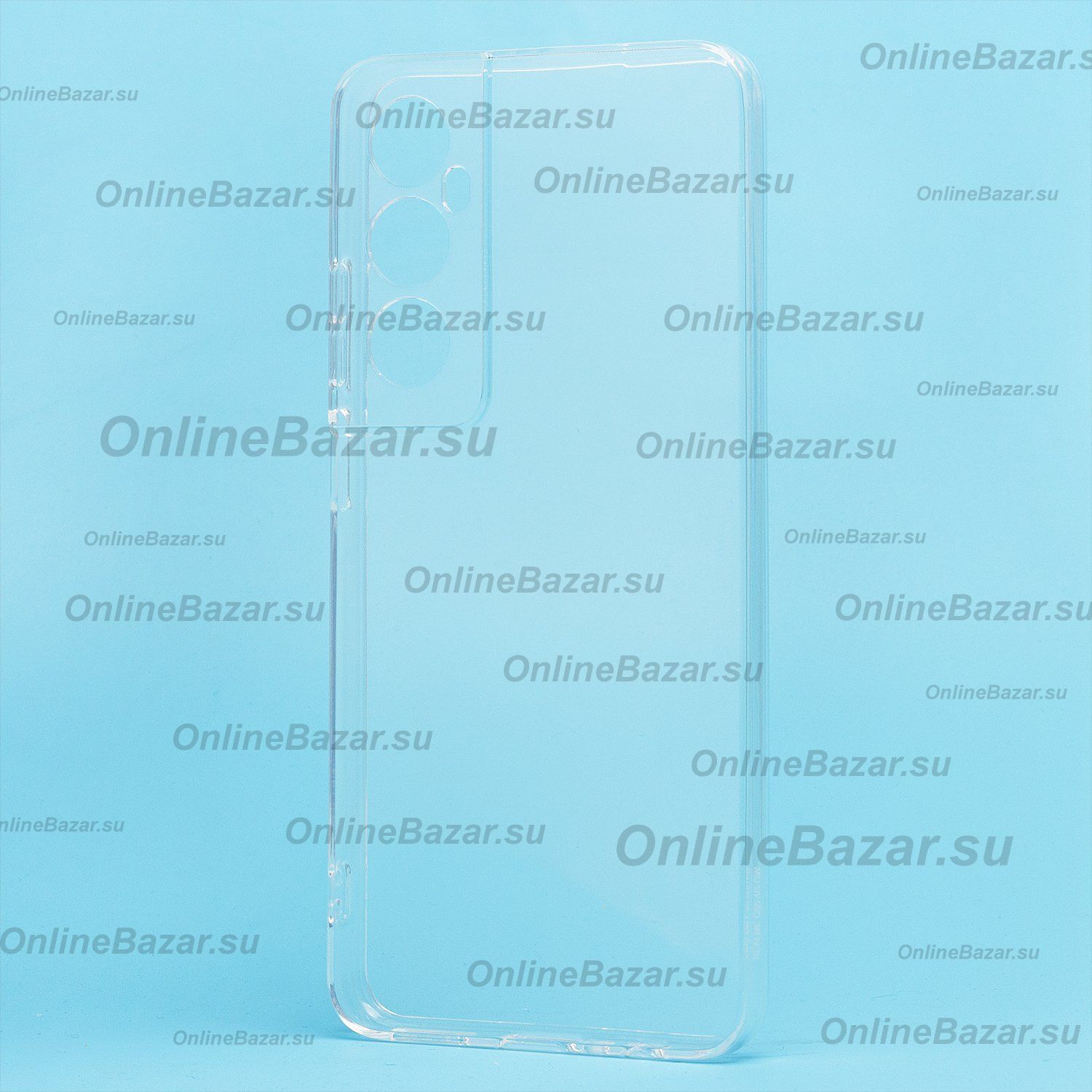Чехол для Realme RMX3910 силиконовый (0,9 mm) <прозрачный> ― OnlineBazar.su