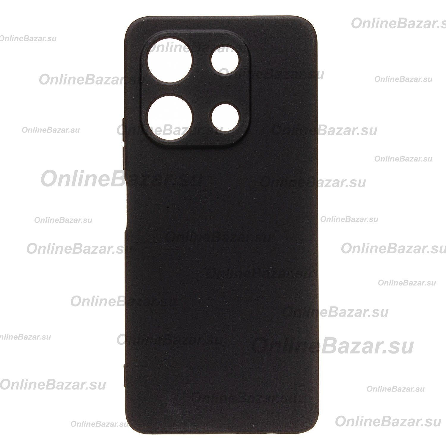 Чехол для Infinix Note 30 (X6833B) силиконовый Soft Touch 2 <черный> ― OnlineBazar.su