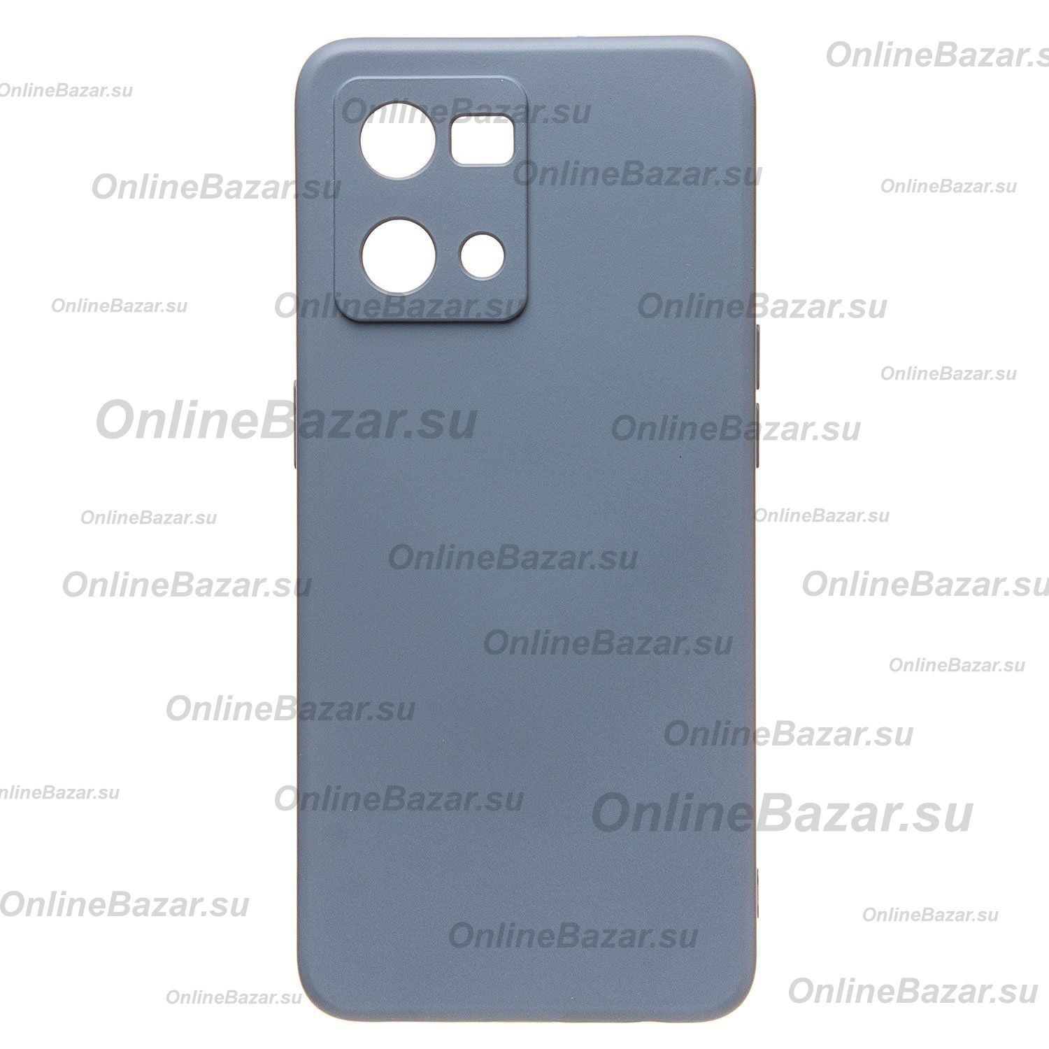 Чехол для Oppo Reno 7 силиконовый Soft Touch 4 <серый> ― OnlineBazar.su
