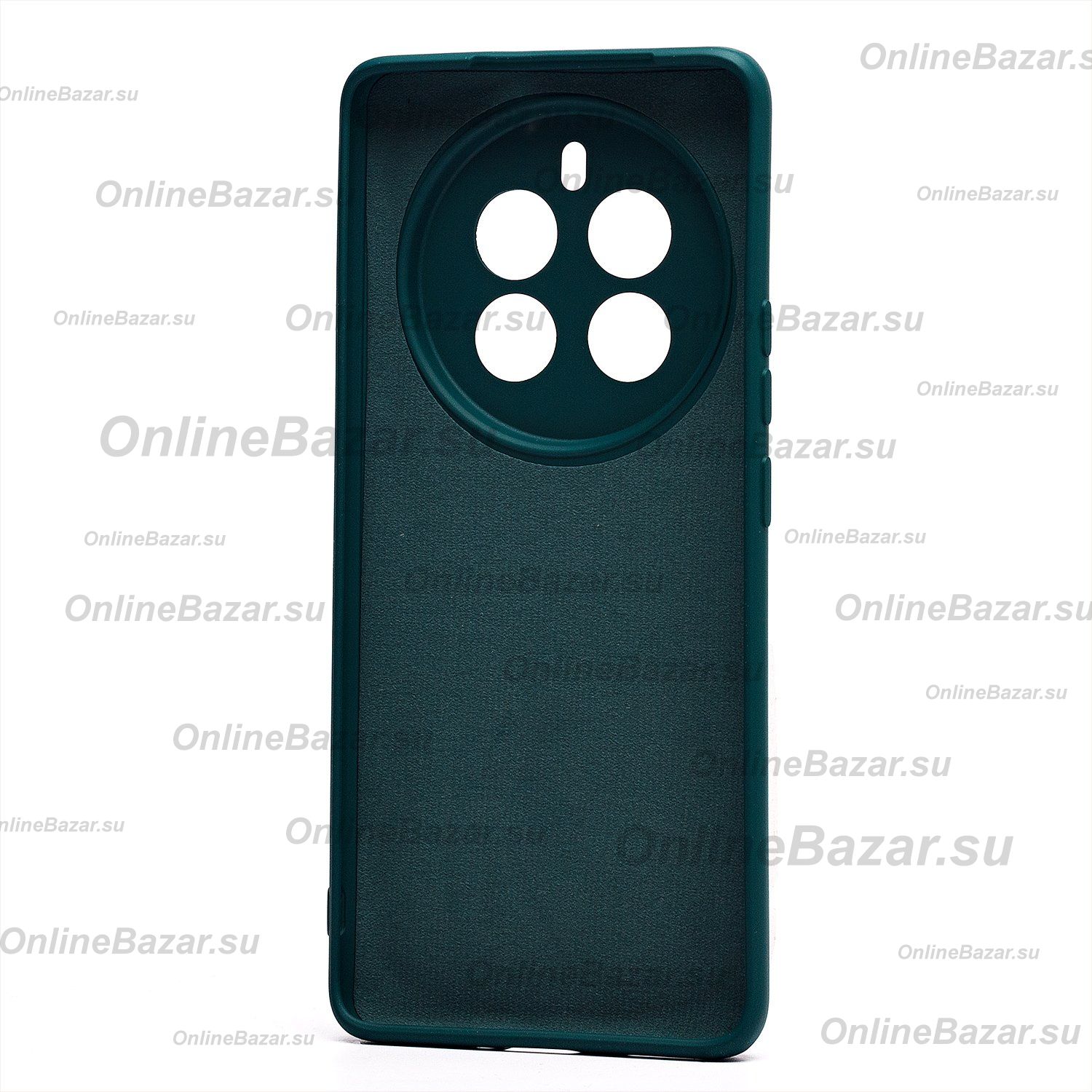 Чехол для Realme 12 Pro 5G силиконовый Soft Touch 2 <темно-зеленый> ― OnlineBazar.su