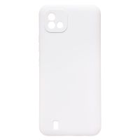Чехол для Realme RMX3231 силиконовый Soft Touch 4 <белый> ― OnlineBazar.su