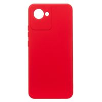 Чехол для Realme RMX3506 силиконовый Soft Touch 4 <красный> ― OnlineBazar.su