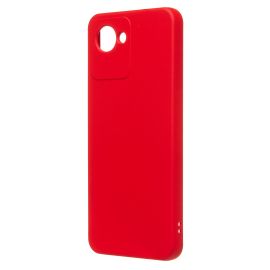 Чехол для Realme RMX3506 силиконовый Soft Touch 4 <красный>