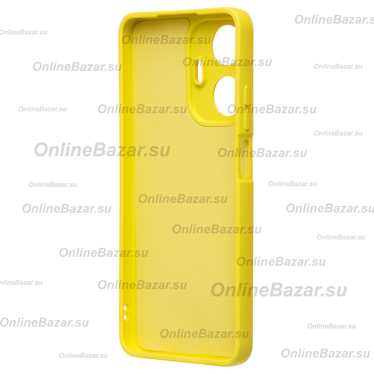 Чехол для Realme RMX3710 силиконовый Soft Touch 4 <желтый> ― OnlineBazar.su