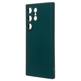 Чехол для Samsung SM-S928B (Galaxy S24 Ultra) силиконовый Soft Touch 4 <темно-зеленый>