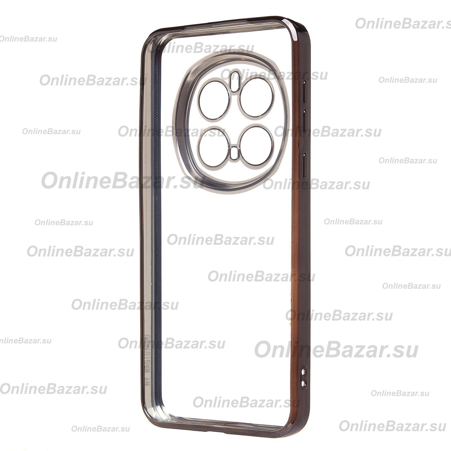 Чехол для Honor Magic 7 Pro (PTP-N49) силиконовый ультратонкий Pilot <черный> ― OnlineBazar.su