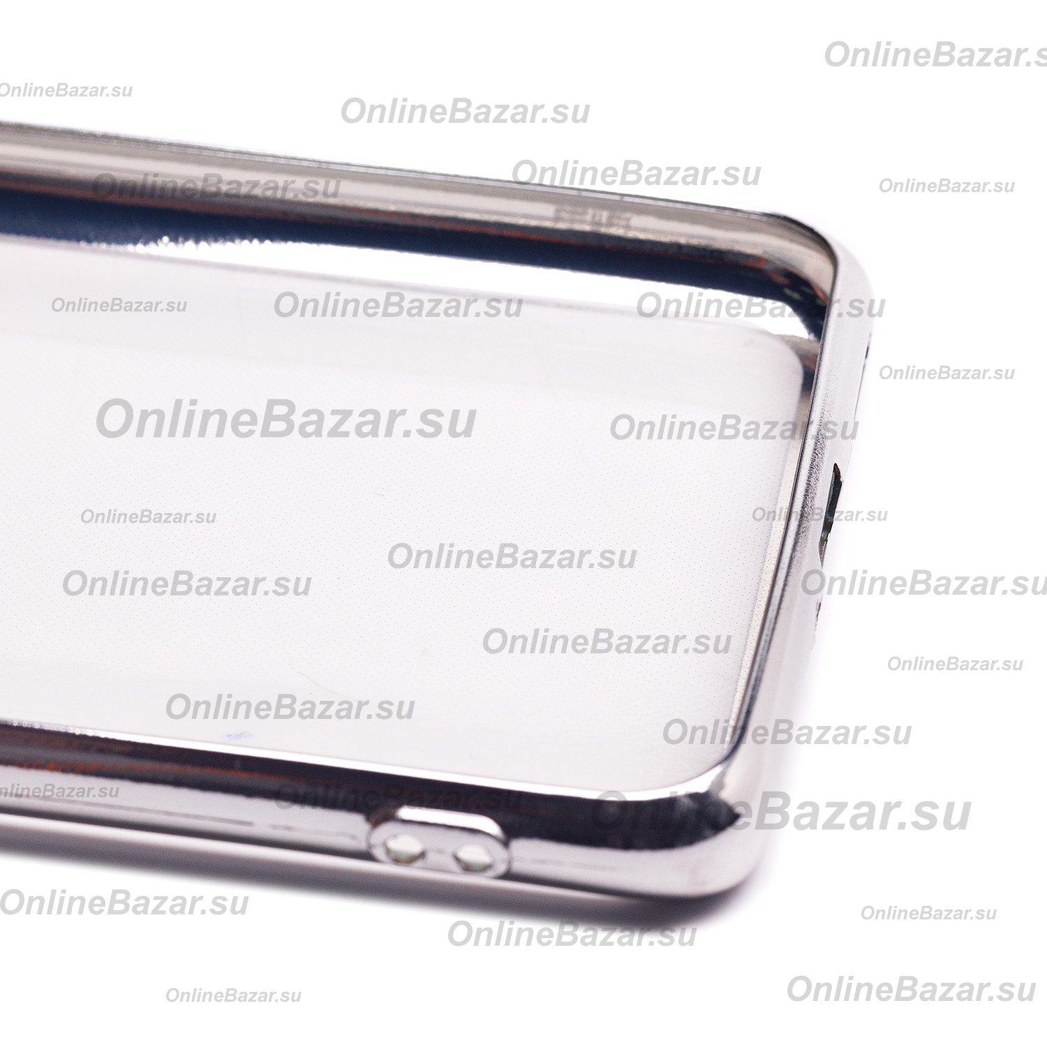 Чехол для Realme GT3 силиконовый ультратонкий Pilot <серебристый> ― OnlineBazar.su