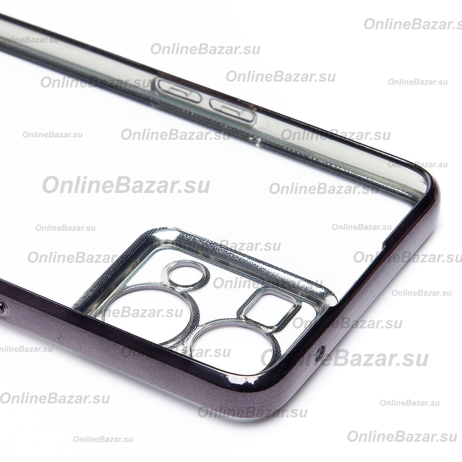 Чехол для Oppo Reno 7 силиконовый ультратонкий Pilot <черный> ― OnlineBazar.su