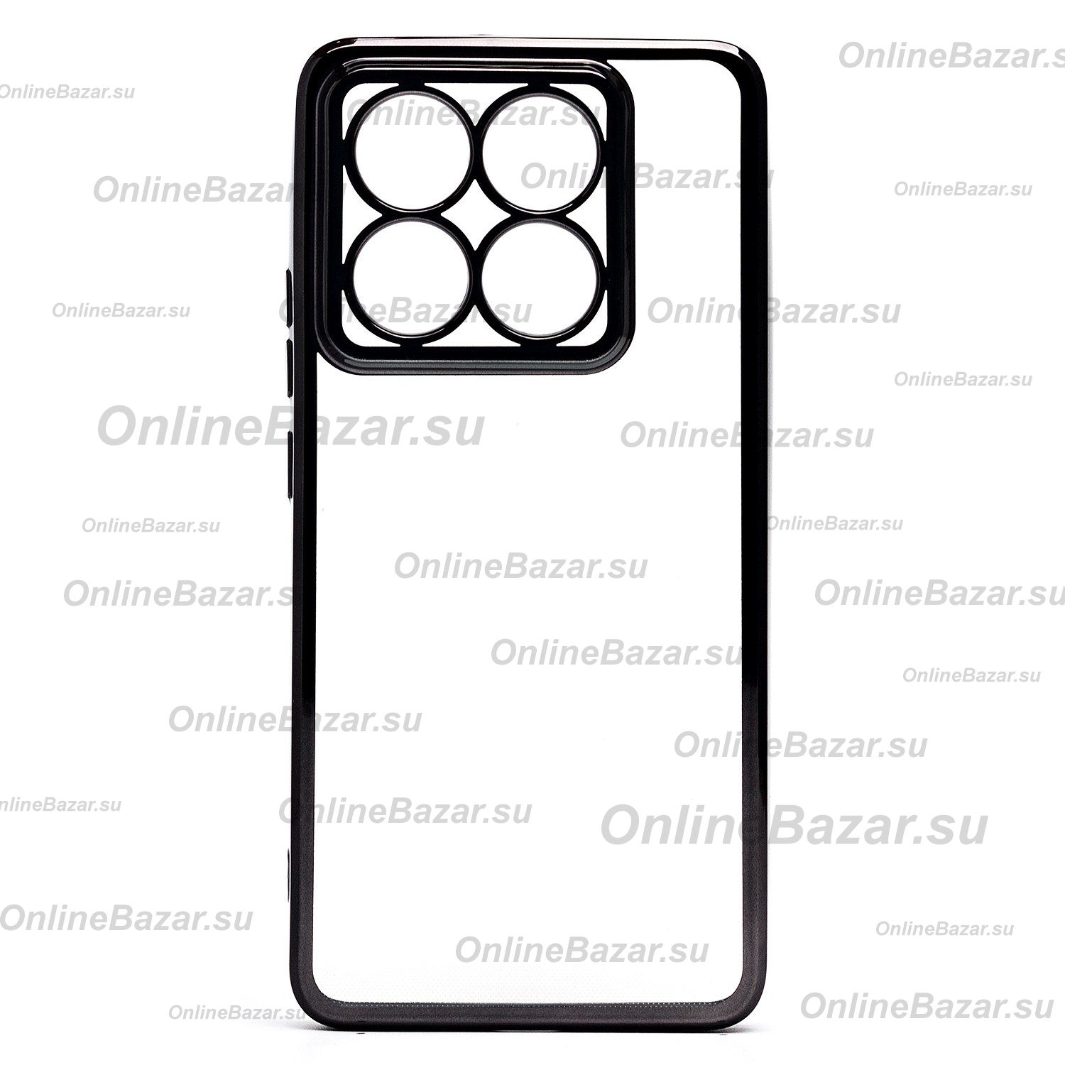 Чехол для Xiaomi 14T Pro силиконовый ультратонкий Pilot <черный> ― OnlineBazar.su