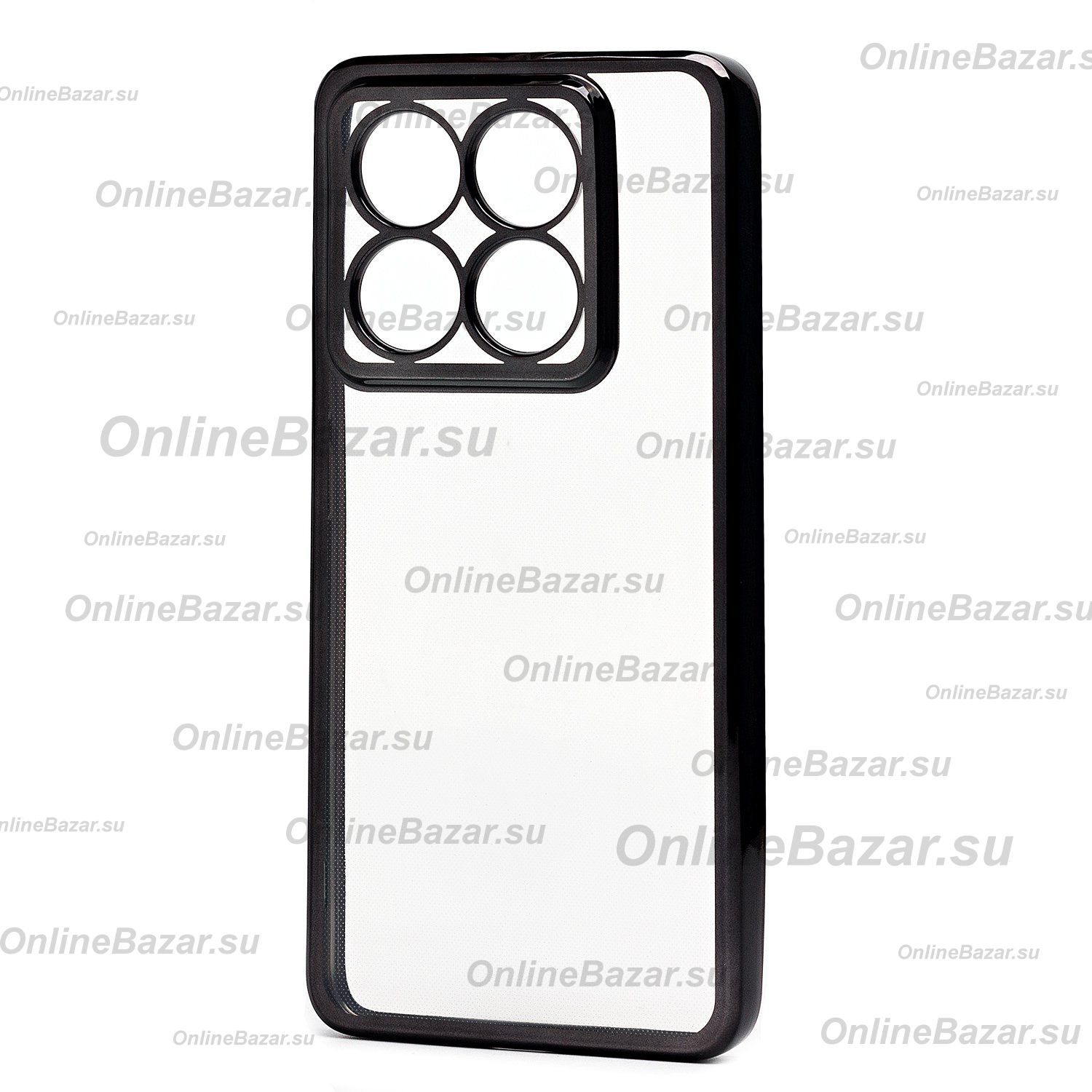 Чехол для Xiaomi 14T Pro силиконовый ультратонкий Pilot <черный> ― OnlineBazar.su