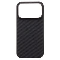 Чехол для Apple iPhone 17 Pro пластиковый MagSafe POSH KEVLAR <черный> ― OnlineBazar.su