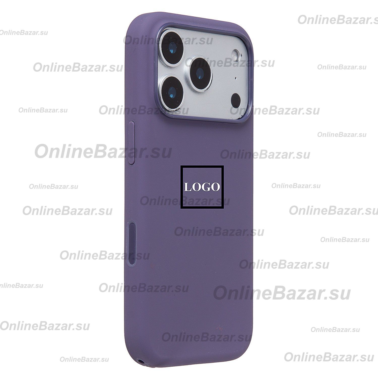 Чехол для Apple iPhone 17 Pro силиконовый MagSafe (анимация работает) <фиолетовый> (премиум) ― OnlineBazar.su