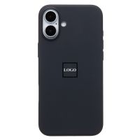 Чехол для Apple iPhone 16 Plus силиконовый MagSafe (анимация работает) <черный> (премиум) ― OnlineBazar.su