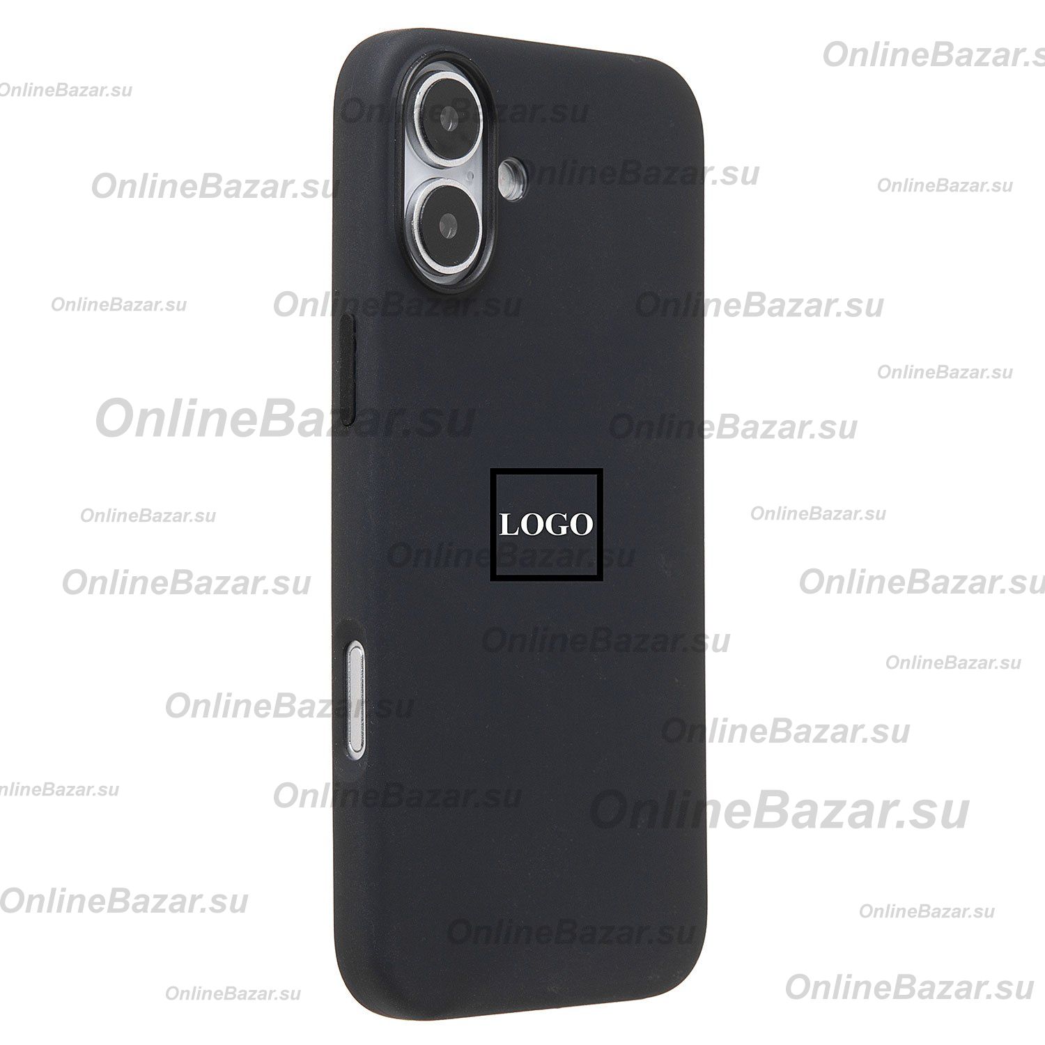 Чехол для Apple iPhone 16 Plus силиконовый MagSafe (анимация работает) <черный> (премиум) ― OnlineBazar.su