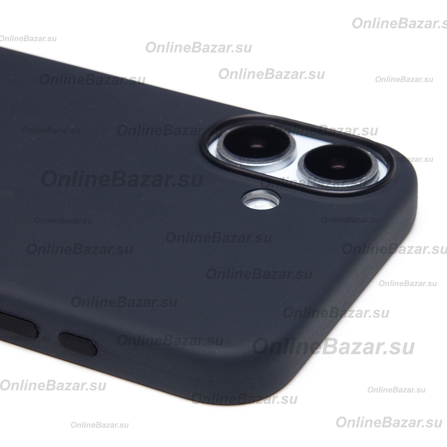 Чехол для Apple iPhone 16 Plus силиконовый MagSafe (анимация работает) <черный> (премиум) ― OnlineBazar.su