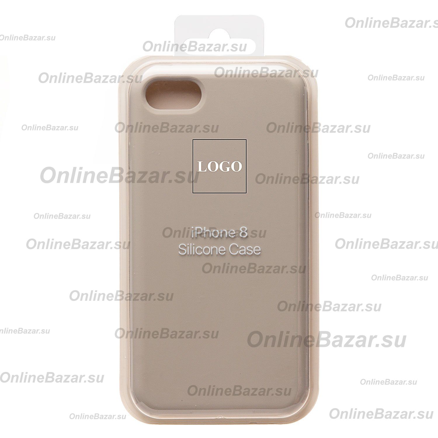 Чехол для Apple iPhone 8 силиконовый Soft Touch <светло-бежевый> (премиум) ― OnlineBazar.su