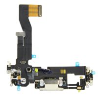 Шлейф для Apple iPhone 12 на системный разъем и микрофон <белый> (оригинал) ― OnlineBazar.su