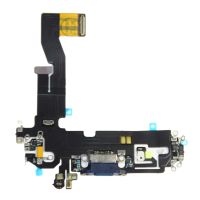 Шлейф для Apple iPhone 12 Pro на системный разъем и микрофон <синий> ― OnlineBazar.su