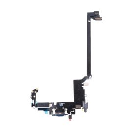 Шлейф для Apple iPhone 17 Pro Max на системный разъем и микрофон <синий> (оригинал)