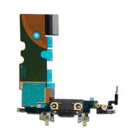 Шлейф для Apple iPhone 8 на системный разъем и микрофон <черный> ― OnlineBazar.su