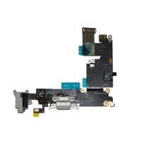 Шлейф для Apple iPhone 6 Plus на системный разъем, разъем гарнитуры и микрофон <серый> ― OnlineBazar.su