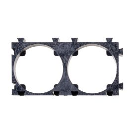 Ячейка держатель для сборки аккумуляторов 18650 (двойная/пластик/10 шт.)