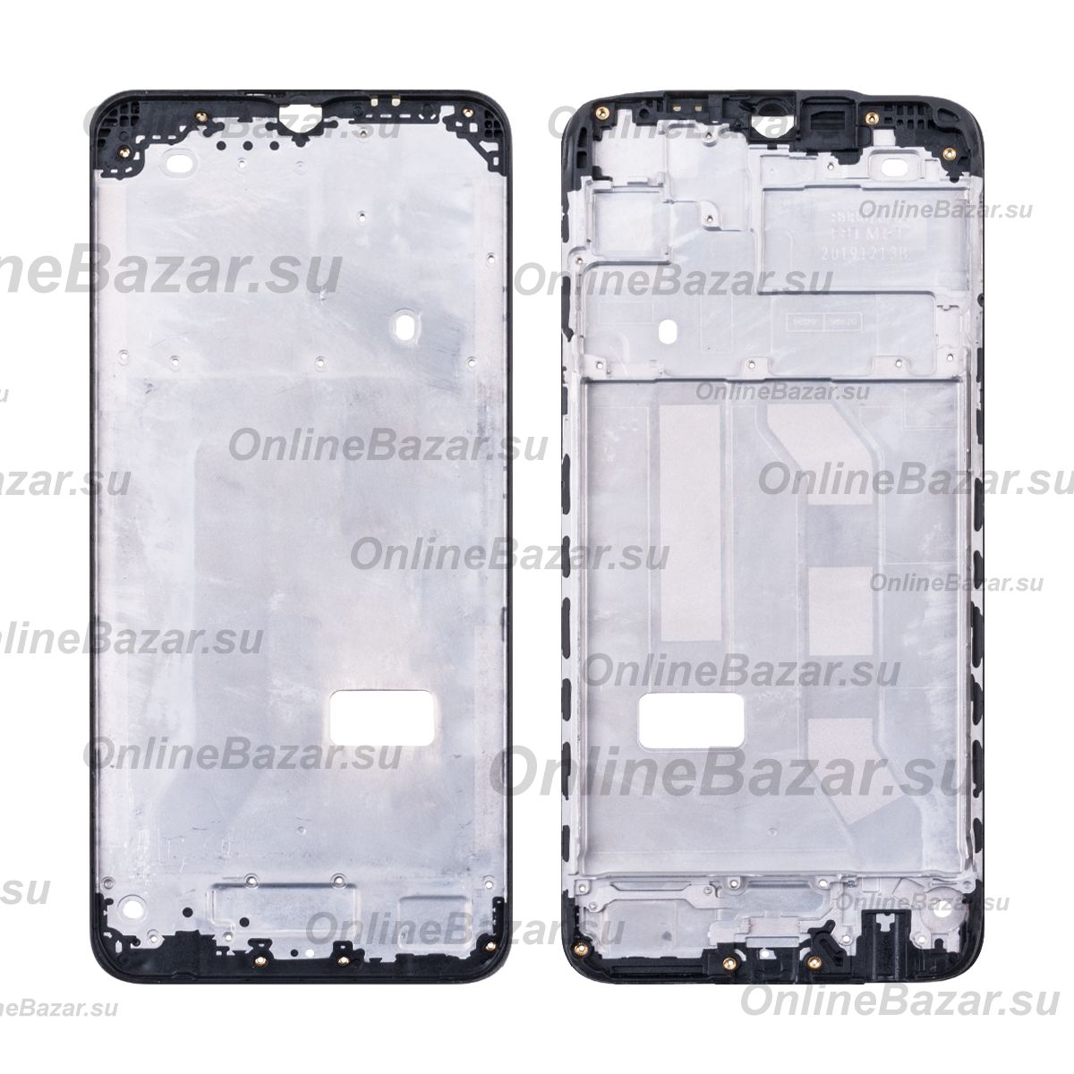 Рамка дисплея для Realme RMX2021 <черный> ― OnlineBazar.su