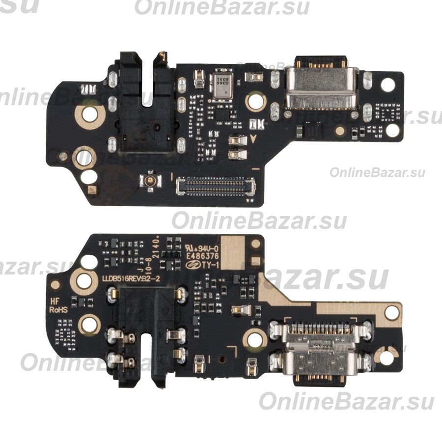 Плата нижняя для Xiaomi M1908C3JG на системный разъем, разъем гарнитуры и микрофон (оригинал) ― OnlineBazar.su