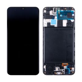 Дисплей для Samsung SM-A205F (Galaxy A20) модуль в сборе с тачскрином <черный> (супер премиум)
