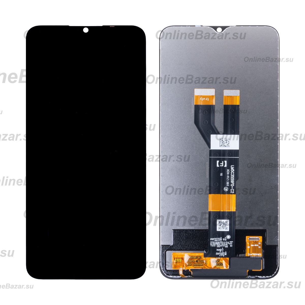 Дисплей для Realme C21 в сборе с тачскрином <черный> (оригинал) ― OnlineBazar.su