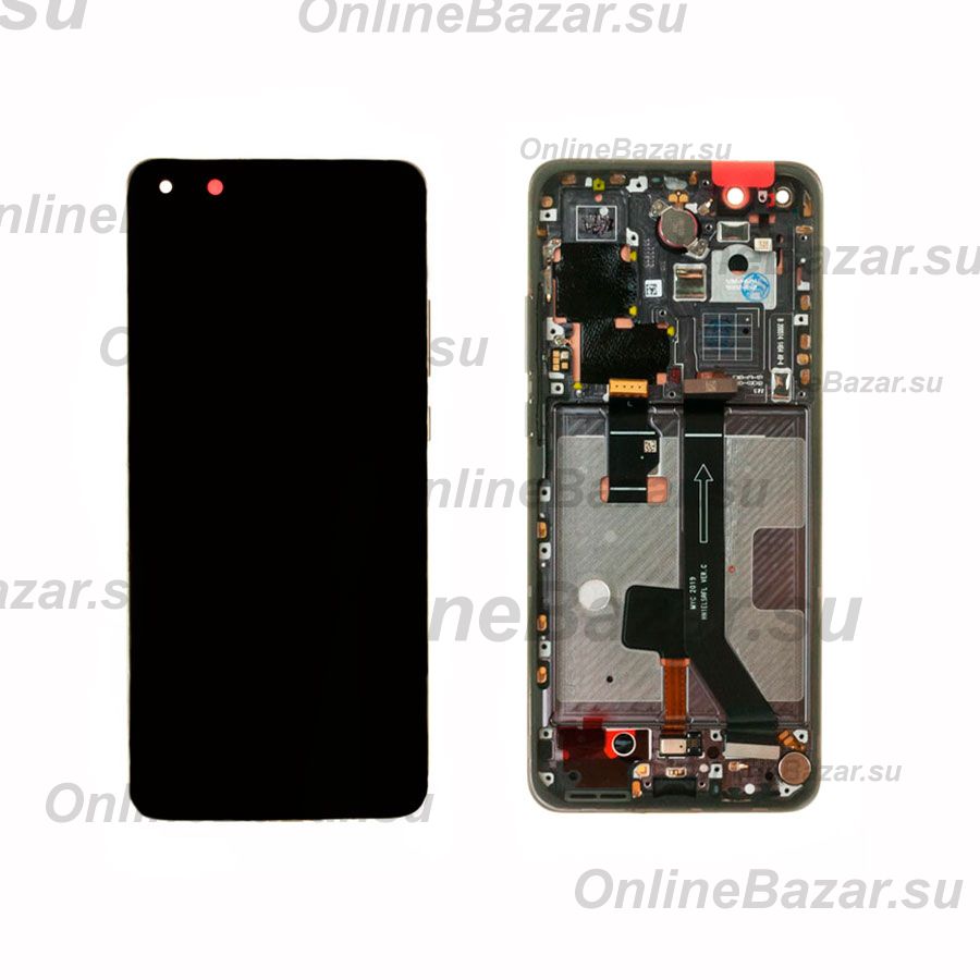 Дисплей для Huawei ELS-NX9 модуль в сборе с тачскрином <черный> (оригинал) ― OnlineBazar.su