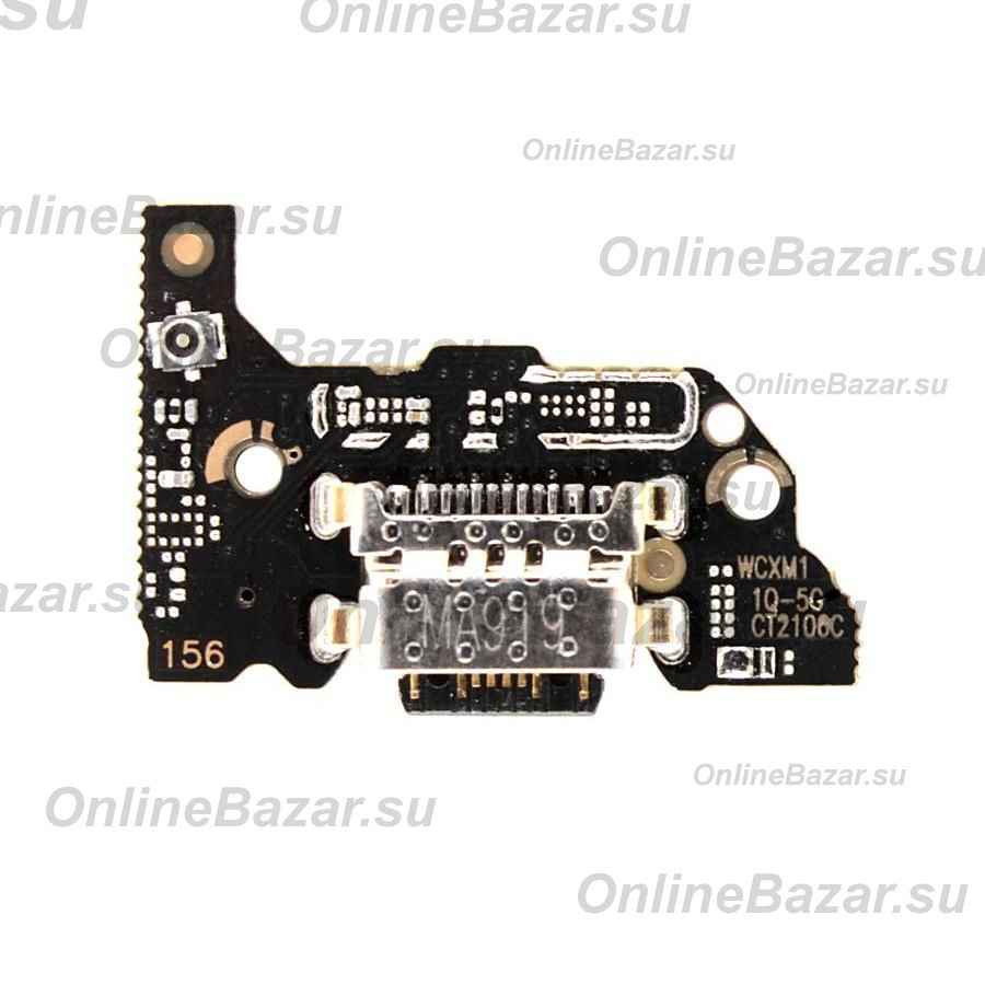 Плата нижняя для Xiaomi M2101K9AG на системный разъем и микрофон ― OnlineBazar.su