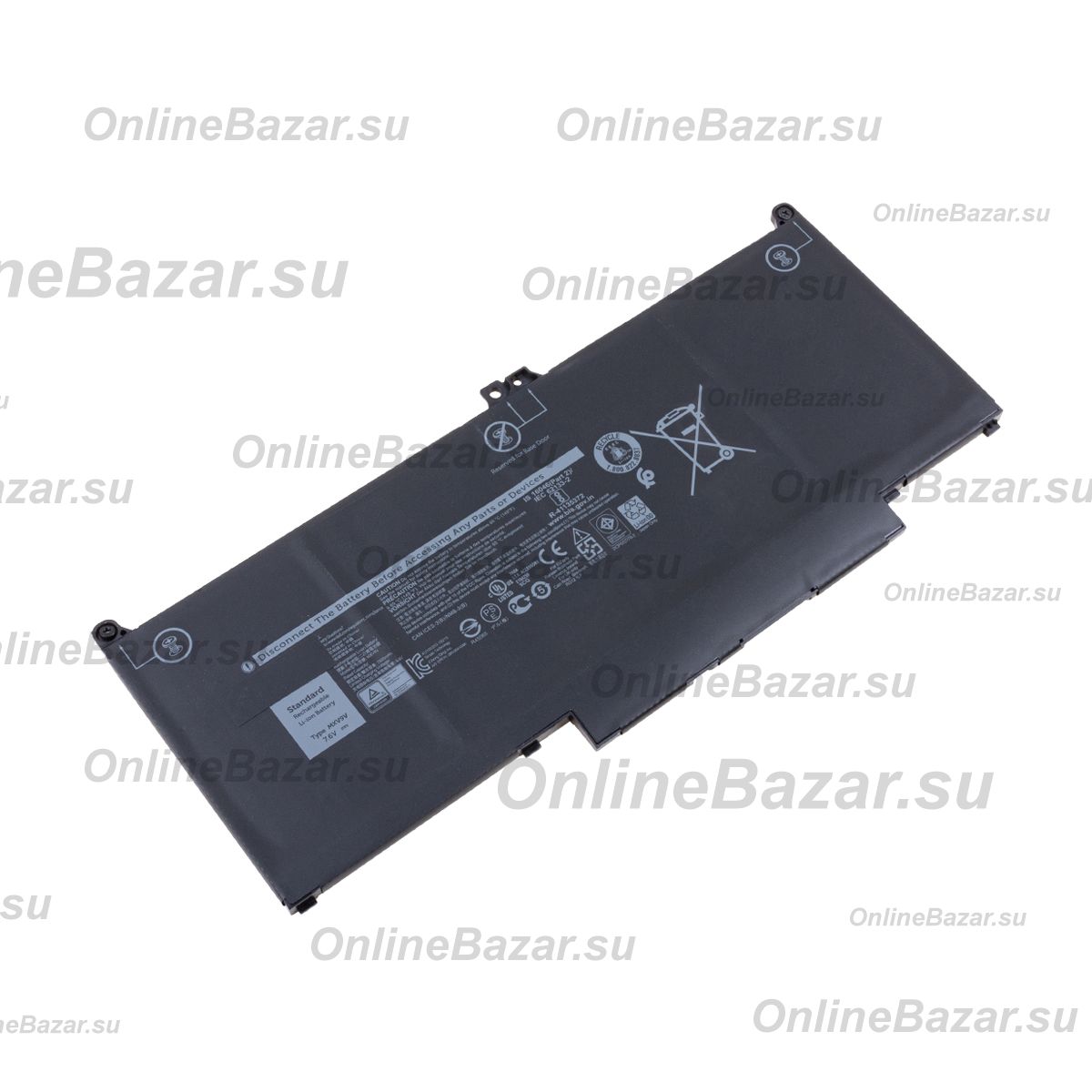 Аккумуляторная батарея для ноутбука Dell Latitude 13 7400 (MXV9V) 7500 mAh ― OnlineBazar.su