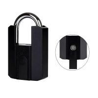 Smart замок GS 141 с отпечатком пальца (навесной) <черный> ― OnlineBazar.su