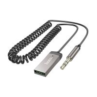 Aвтомобильный Bluetooth ресивер AUX Hoco E78 <серый> ― OnlineBazar.su