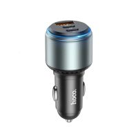 Автомобильное зарядное устройство USB Hoco NZ9 (95W/QC3.0/2 порта USB-C PD) <черный> ― OnlineBazar.su