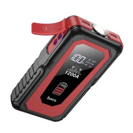Автомобильное пуско-зарядное устройство Hoco QS3 (10000 mAh/12V) <черно-красный>