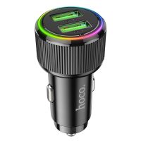 Автомобильное зарядное устройство USB Hoco NZ14 (36W) <черный> ― OnlineBazar.su