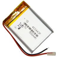 Аккумуляторная батарея универсальная 403443p (43*34*4 mm/3,7v/Li-Pol/2 контакта) 500 mAh ― OnlineBazar.su