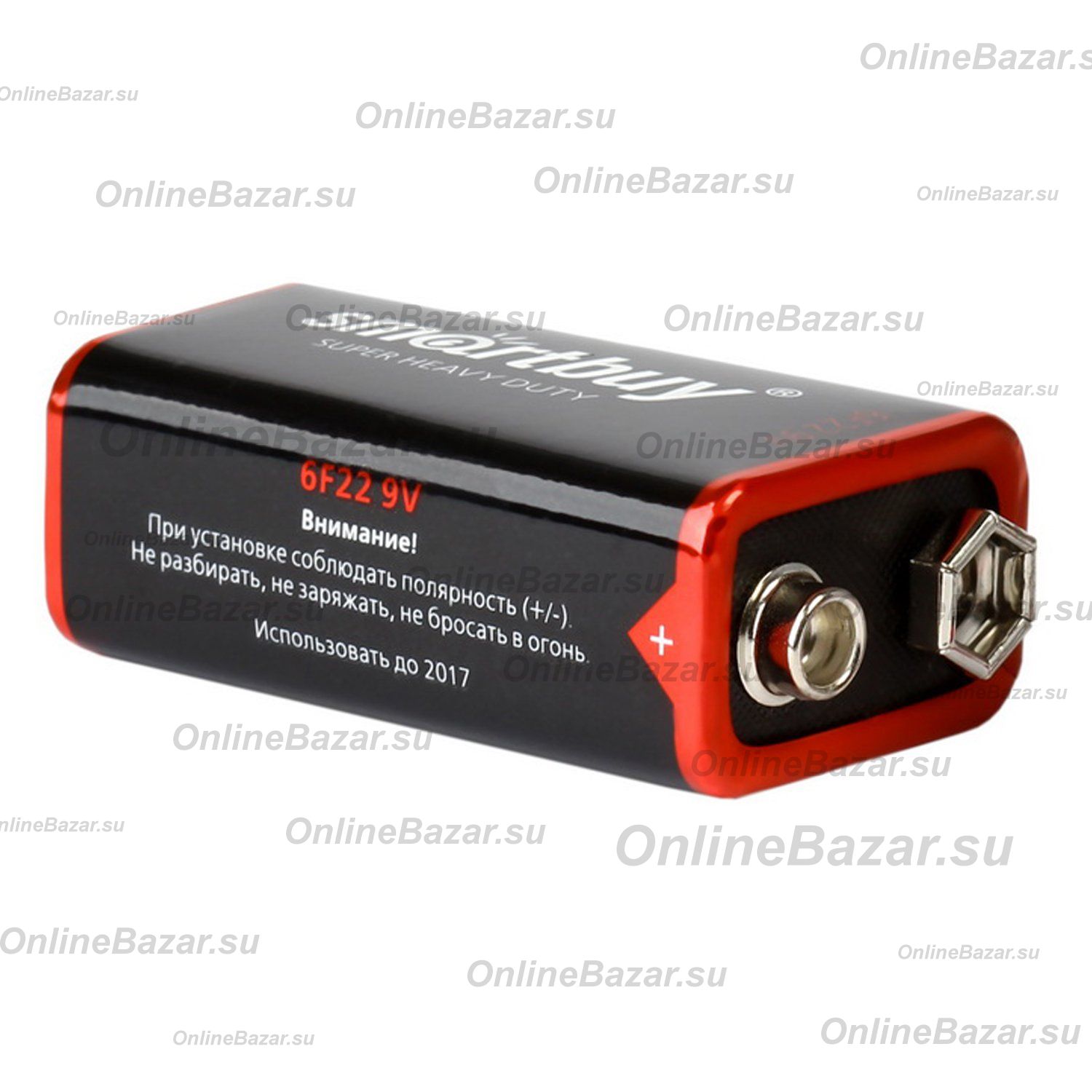 Батарейка 9V (крона) Smart Buy 6F22 ― OnlineBazar.su
