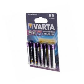 Батарейка AA Varta LR6 PROF.LITHIUM (упаковка 4 шт.)