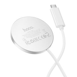 Беспроводное зарядное устройство Hoco CW63 (15W)  <белый>