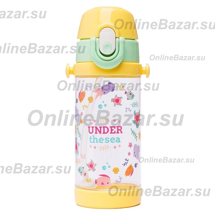 Бутылка для воды DiYi Kids Under the Sea (400 мл.) <желтый> ― OnlineBazar.su