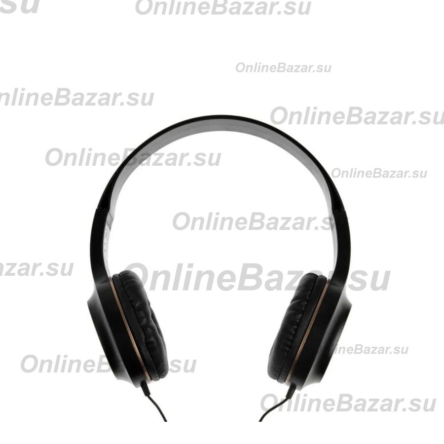 Гарнитура 3.5 Hoco W24 накладные + гарнитура 3.5 вакуумные <черно-золотые> ― OnlineBazar.su