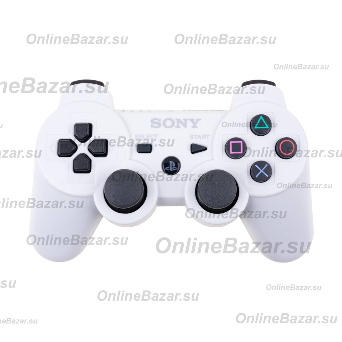 Геймпад для Sony PlayStation 3 <белый> ― OnlineBazar.su