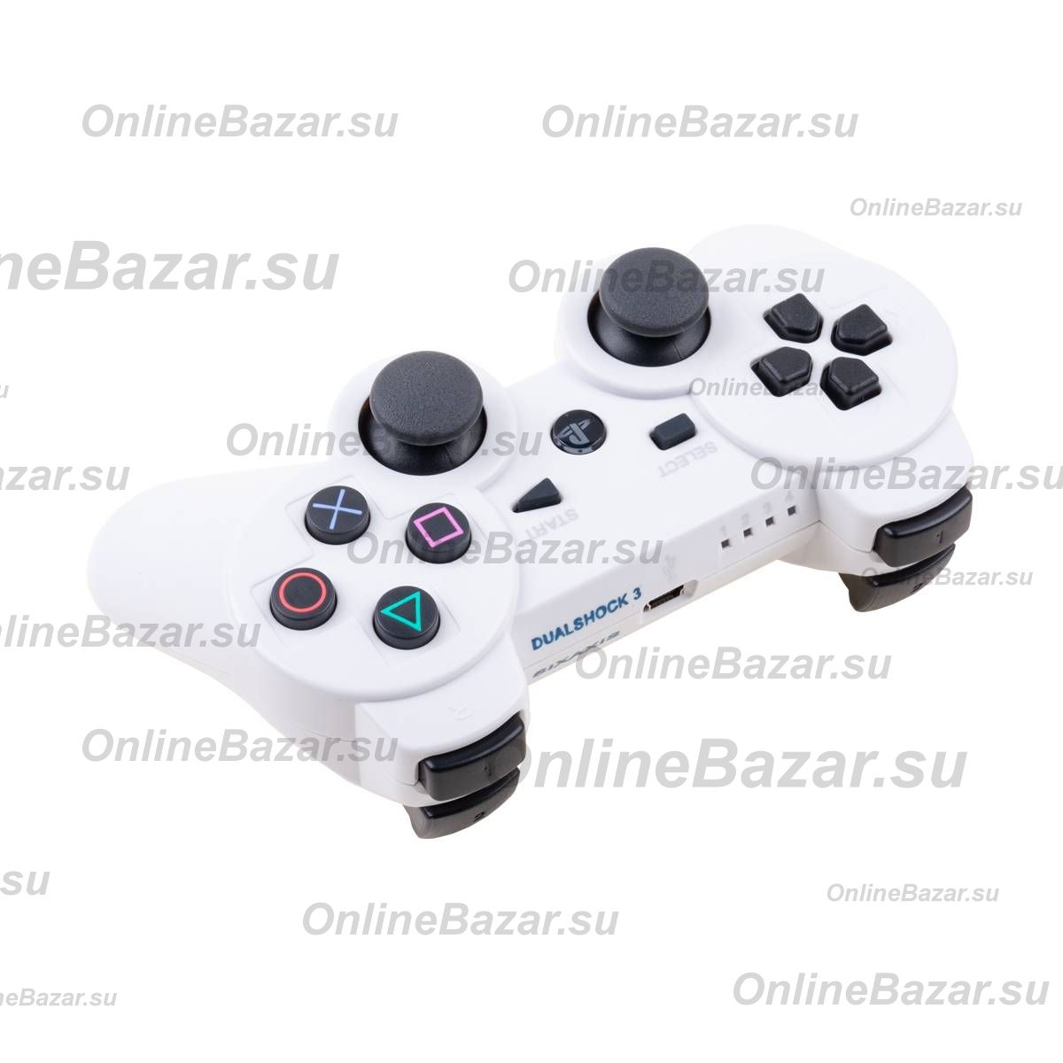 Геймпад для Sony PlayStation 3 <белый> ― OnlineBazar.su