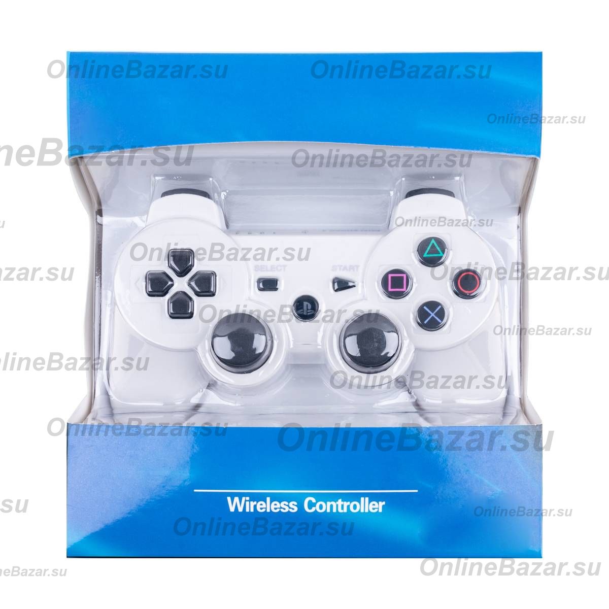 Геймпад для Sony PlayStation 3 <белый> ― OnlineBazar.su