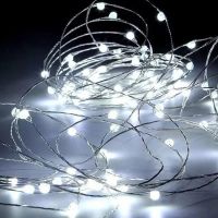 Гирлянда внутренняя занавес ШТОРА Росинка (3.2 метра, 300 светодиодов, коннектор) <белый> ― OnlineBazar.su