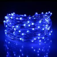 Гирлянда внутренняя занавес ШТОРА Росинка (3.2 метра, 300 светодиодов, коннектор) <синий> ― OnlineBazar.su