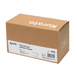 Гирлянда внутренняя занавес ШТОРА 200, 2*3 метра, коннектор,белый теплый